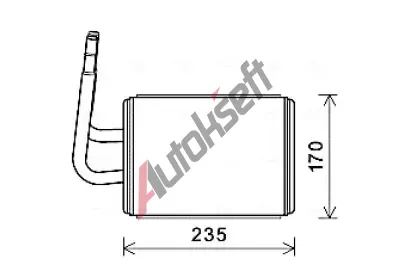 AVA QUALITY COOLING Vmnk tepla vnitnho vytpn AVA MZA6268, MZA6268