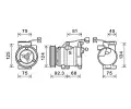 AVA QUALITY COOLING Kompresor klimatizace ‐ AVA MZAK219