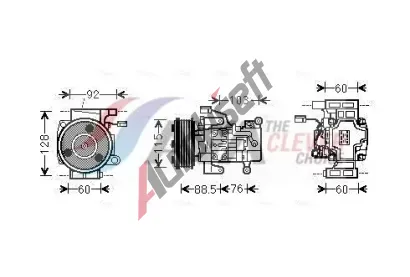 AVA QUALITY COOLING Kompresor klimatizace ** CLEVER FIT ** AVA MZAK251, MZAK251