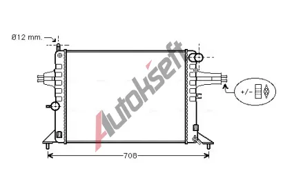 AVA QUALITY COOLING Chladi vody AVA OL2272, OL2272