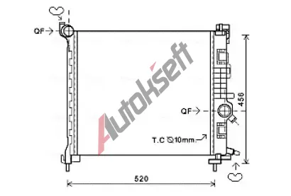 AVA QUALITY COOLING Chladi vody AVA OL2562, OL2562