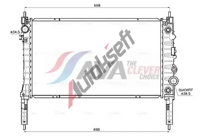 AVA QUALITY COOLING Chladi vody ** CLEVER FIT ** AVA OL2747, OL2747