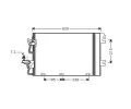 Kondenztor klimatizace AVA QUALITY COOLING ‐ AVA OL5366D