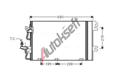 AVA QUALITY COOLING Kondenztor klimatizace AVA OL5366D, OL5366D