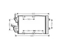 Kondenztor klimatizace AVA QUALITY COOLING ‐ AVA OL5454D