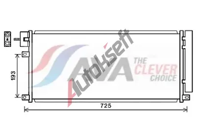 AVA QUALITY COOLING Kondenztor klimatizace ** CLEVER FIT ** AVA OL5634D, OL5634D