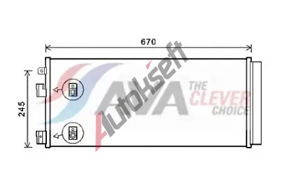 AVA Clever Choice Kondenzátor klimatizace ** CLEVER FIT ** AVA OL5679D, OL5679D AVA Clever Choice Kondenzátor klimatizace ** CLEVER FIT ** AVA OL5679D, OL5679D