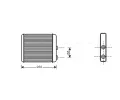 Vmnk tepla vnitnho vytpn AVA QUALITY COOLING ‐ AVA OL6259