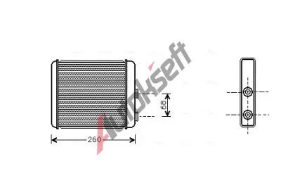 AVA QUALITY COOLING Vmnk tepla vnitnho vytpn AVA OL6259, OL6259