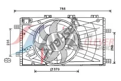 AVA QUALITY COOLING V�tr�k chlazen� motoru AVA OL7621, OL7621