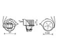 Vnitn ventiltor AVA QUALITY COOLING ‐ AVA OL8627