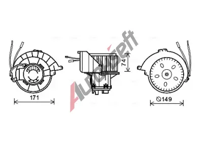 AVA QUALITY COOLING Vnitn ventiltor AVA OL8627, OL8627