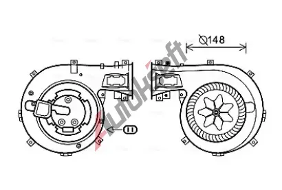 AVA Clever Choice Vnit�n� ventil�tor AVA OL8630, OL8630