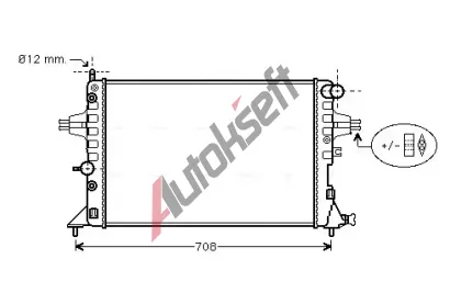 AVA QUALITY COOLING Chladi vody AVA OLA2254, OLA2254