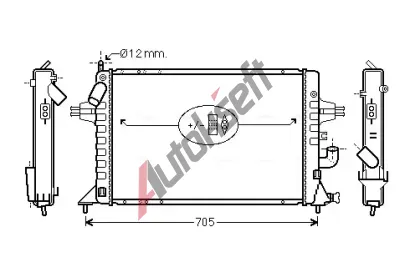 AVA QUALITY COOLING Chladi vody AVA OLA2294, OLA2294