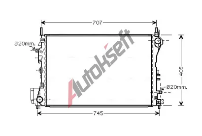 AVA QUALITY COOLING Chladi vody AVA OLA2395, OLA2395
