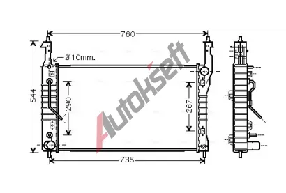 AVA QUALITY COOLING Chladič vody AVA OLA2424, OLA2424 AVA QUALITY COOLING Chladič vody AVA OLA2424, OLA2424