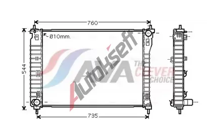 AVA QUALITY COOLING Chladi� vody AVA OLA2435, OLA2435