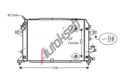 AVA QUALITY COOLING Chladi vody AVA OLA2460, OLA2460