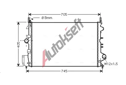 AVA QUALITY COOLING Chladi vody AVA OLA2462, OLA2462