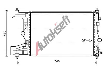 AVA QUALITY COOLING Chladi vody AVA OLA2487, OLA2487