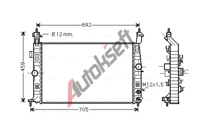 AVA QUALITY COOLING Chladi vody AVA OLA2582, OLA2582