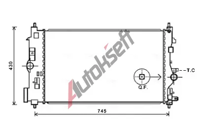 AVA QUALITY COOLING Chladič vody AVA OLA2591, OLA2591 AVA QUALITY COOLING Chladič vody AVA OLA2591, OLA2591