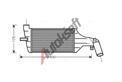 AVA QUALITY COOLING Chladič vzduchu intercooler AVA OLA4325, OLA4325 AVA QUALITY COOLING Chladič vzduchu intercooler AVA OLA4325, OLA4325