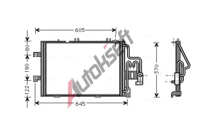 AVA QUALITY COOLING Kondenztor - klimatizace AVA OLA5307, OLA5307