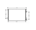 Kondenztor klimatizace AVA QUALITY COOLING ‐ AVA OLA5397