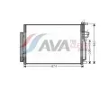Kondenz�tor klimatizace&nbsp;AVA Clever Choice&nbsp;&dash;&nbsp;AVA OLA5436D