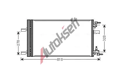 AVA QUALITY COOLING Kondenztor klimatizace AVA OLA5499D, OLA5499D