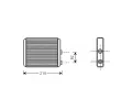 Vmnk tepla vnitnho vytpn AVA QUALITY COOLING ‐ AVA OLA6353
