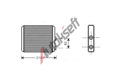 AVA QUALITY COOLING Vmnk tepla vnitnho vytpn AVA OLA6353, OLA6353