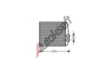 AVA QUALITY COOLING Vmnk tepla vnitnho vytpn AVA OLA6355, OLA6355