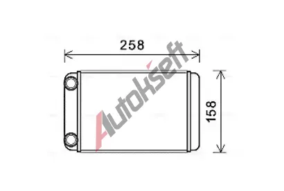 AVA QUALITY COOLING Výměník tepla vnitřního vytápění AVA OLA6677, OLA6677 AVA QUALITY COOLING Výměník tepla vnitřního vytápění AVA OLA6677, OLA6677