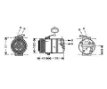 AVA QUALITY COOLING Kompresor - klimatizace&nbsp;&dash;&nbsp;AVA OLAK373