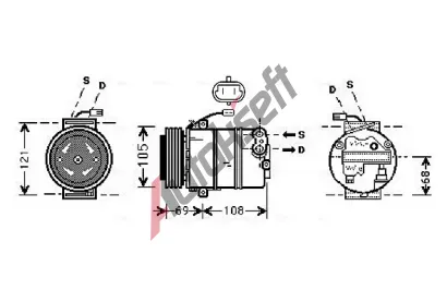 AVA QUALITY COOLING Kompresor - klimatizace AVA OLAK373, OLAK373