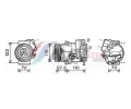 Kompresor klimatizace&nbsp;AVA QUALITY COOLING&nbsp;&dash;&nbsp;AVA OLAK606