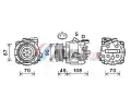 AVA QUALITY COOLING Kompresor klimatizace ** CLEVER FIT ** ‐ AVA OLAK668
