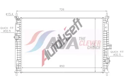 AVA QUALITY COOLING Chladi� vody ** CLEVER FIT ** AVA PE2438, PE2438