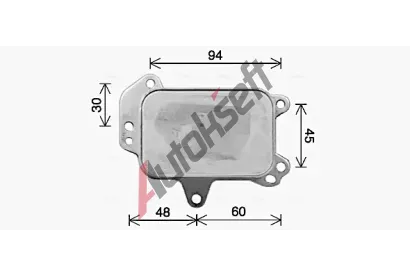 AVA QUALITY COOLING Chladi oleje AVA PE3424, PE3424