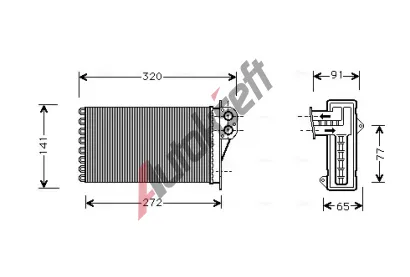 AVA QUALITY COOLING Vmnk tepla - vnitn vytpn AVA PE6199, PE6199