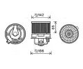 Vnitn ventiltor AVA QUALITY COOLING ‐ AVA PE8371