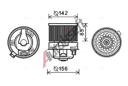 AVA QUALITY COOLING Vnitn ventiltor AVA PE8371, PE8371