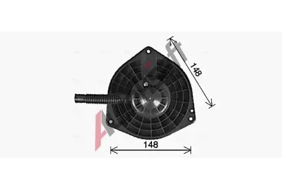 AVA QUALITY COOLING Vnitn ventiltor AVA PE8428, PE8428