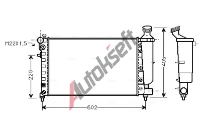 AVA QUALITY COOLING Chladi vody AVA PEA2216, PEA2216