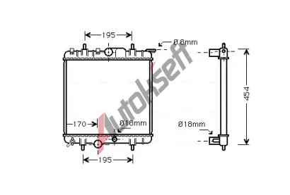 AVA QUALITY COOLING Chladič vody AVA PEA2224, PEA2224 AVA QUALITY COOLING Chladič vody AVA PEA2224, PEA2224