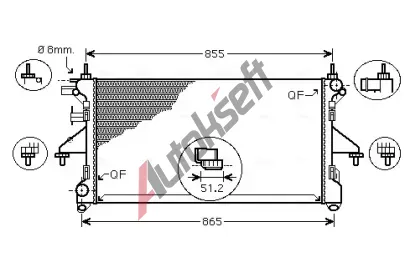 AVA QUALITY COOLING Chladi vody AVA PEA2308, PEA2308