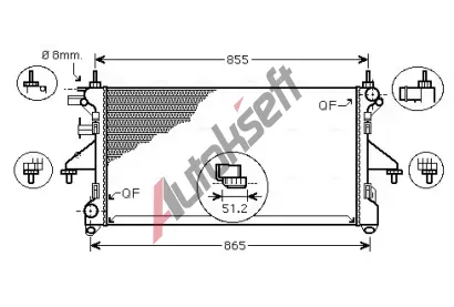 AVA QUALITY COOLING Chladi vody AVA PEA2309, PEA2309